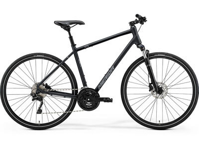 Merida Crossway 10 - Black/Silver - MY25