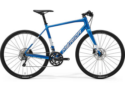 Merida Speeder 300 - Silk Blue/Dark Silver - MY24