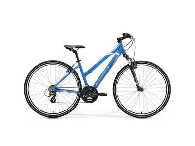 Merida Crossway 10-V Women's - Blue (Steel Blue / White) - MY26
