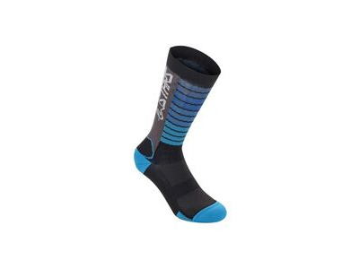 Alpinestars Drop Socks 22 Black/Aqua