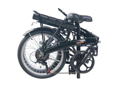 Falcon Compact  Electric Folding Bike - Black click to zoom image