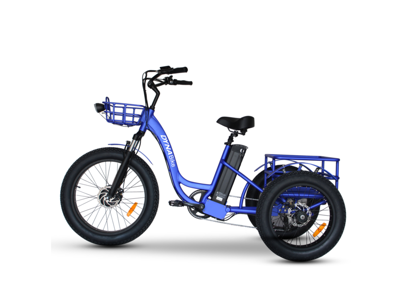 Greyville WORCESTER CARGO ELECTRIC TRIKE : BLUE click to zoom image