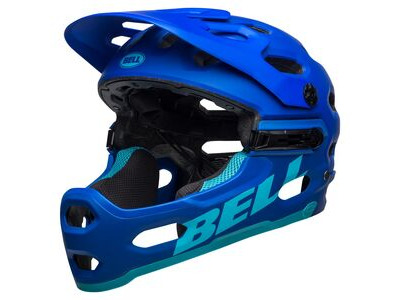 Bell Super 3r Mips MTB Helmet 2019: Matte Blues