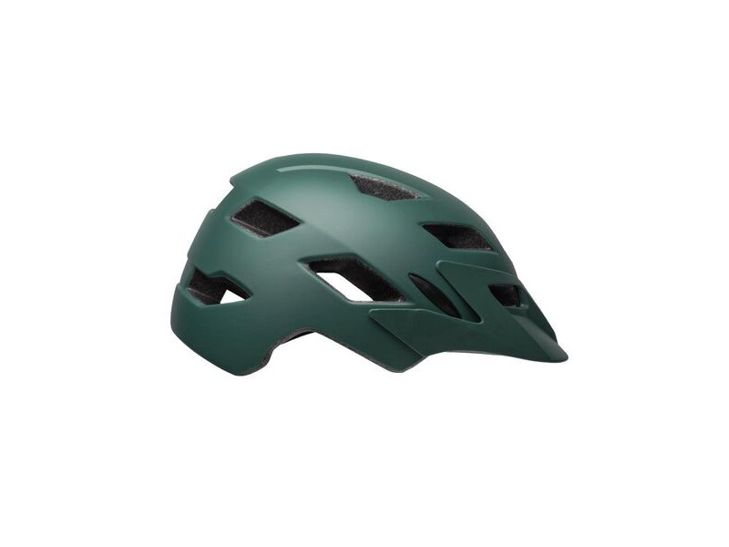 Bell Sidetrack Child Helmet 2019: Matte Dark Green/Orange Unisize 47-54cm click to zoom image