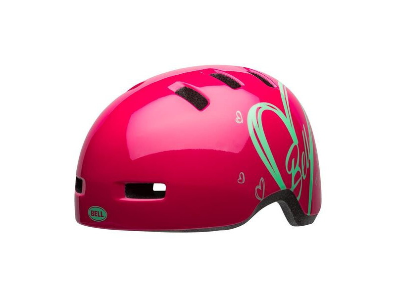 Bell Lil Ripper Toddler Helmet Adore Gloss Pink Unisize 45-52cm click to zoom image