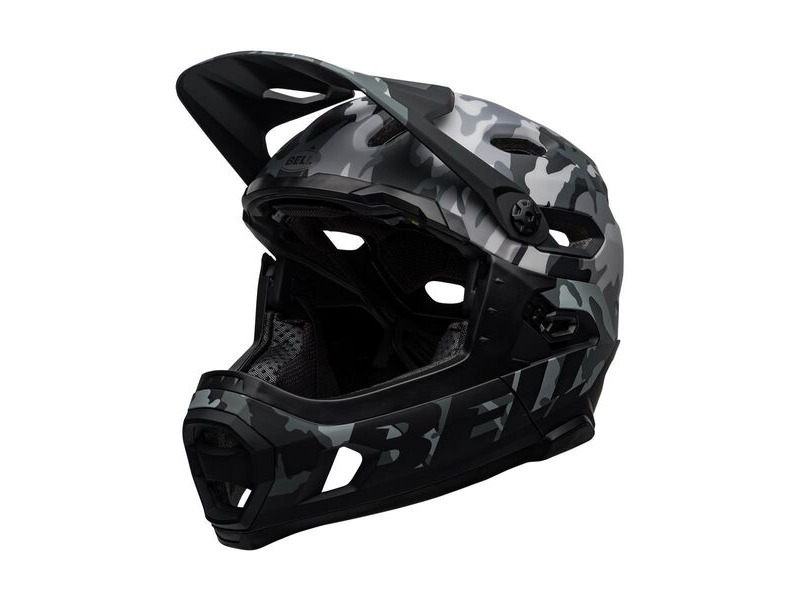 Bell Super Dh Mips MTB Helmet Matte/Gloss Black Camo click to zoom image