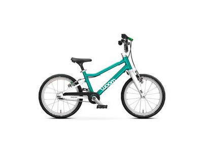 WOOM Go 3 16" Automatic 16" Wheel Suits Tall 2 year old, Average 3 year ol Turquoise click to zoom image