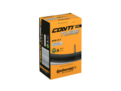 Continental MTB Tube - Schrader 40mm Valve: Black 27.5x2.6-2.8"