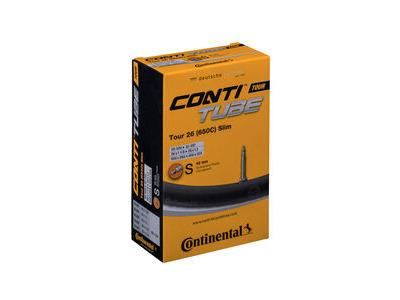 Continental Tour Tube - Presta 42mm Valve: Black 26x1.1-1.3"