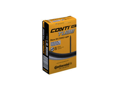 Continental Race Tube Light - Presta 80mm Valve: Black 700x20-25c