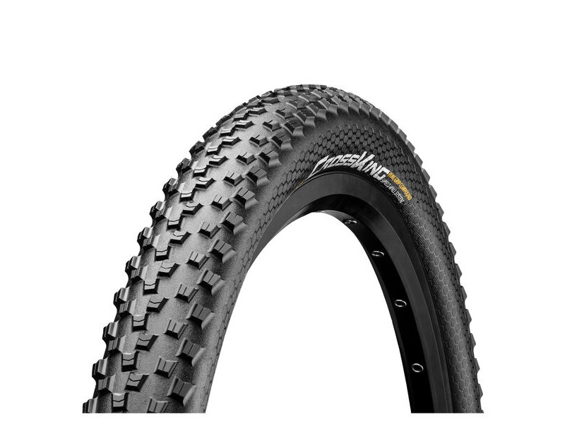 Continental Cross King Shieldwall - Foldable Puregrip Compound Black/Black 27.5x2.0" click to zoom image