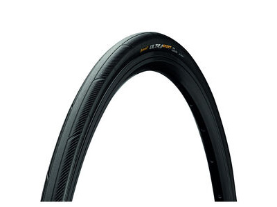 Continental Ultra Sport III - Wire Bead Puregrip Compound Black/Black 700x25c