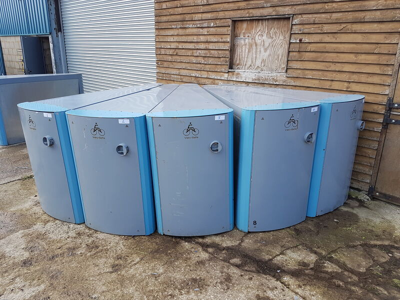  Velo-Safe Bicycle Lockable Metal Secure Dry Locker Bike Storage Shed Unit click to zoom image