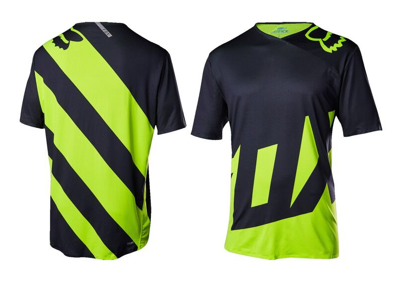 Fox Racing Attack Short Sleeve Jersey - Flo Yellow click to zoom image