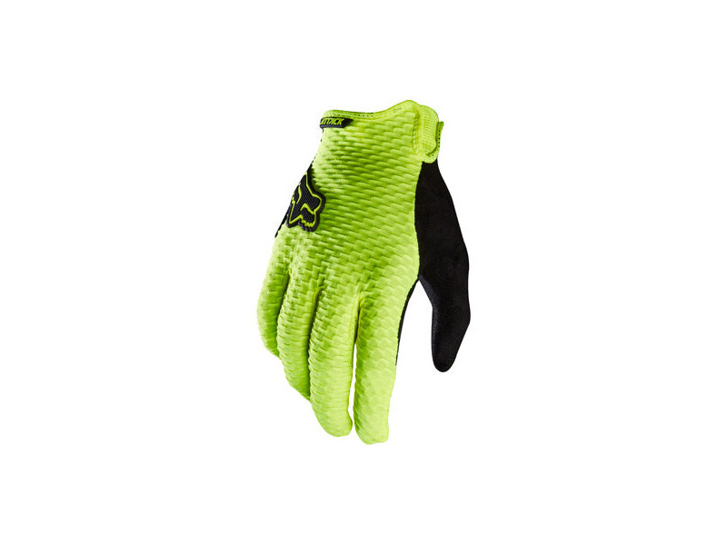 Fox Racing Attack Cycling Gloves Flo Yellow click to zoom image