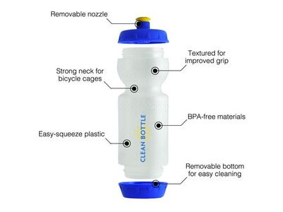 CleanBottle Easy Clean BPA FREE 600ml Water Bottle
